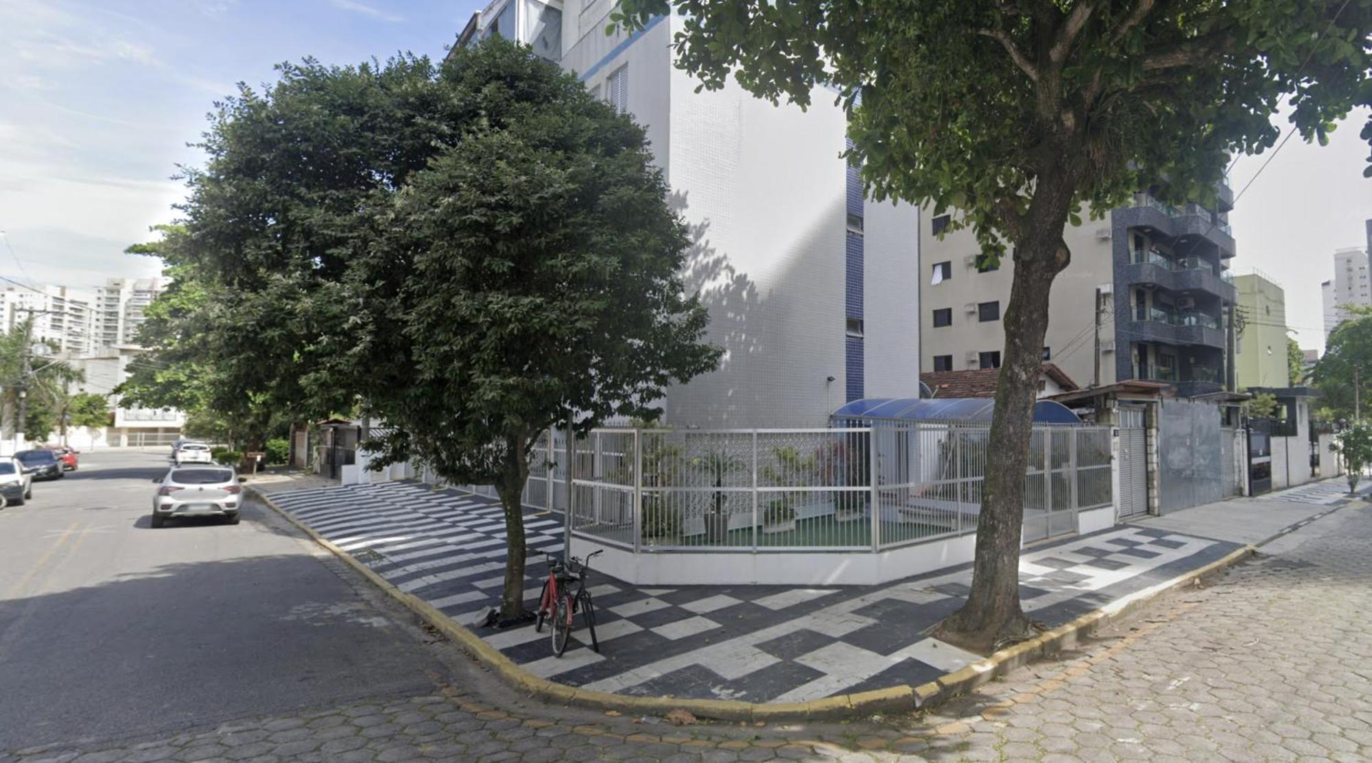 Apartamento Uma Quadra Da Praia Das Asturias Guarujá Exteriör bild